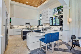 Architectural woodwork detail, Palm Beach County residence, Jupiter FL