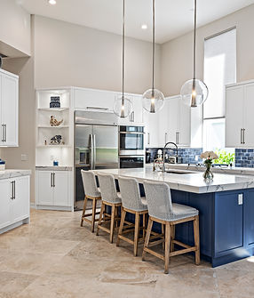 Custom kitchen cabinetry, Palm Beach County residence, Jupiter FL