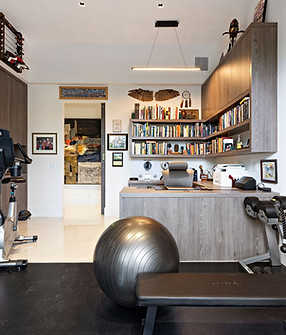 Custom built-in wall unit, Palm Beach County residence, Jupiter FL