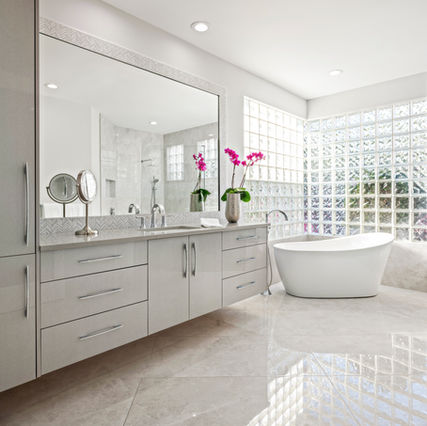 Custom bathroom vanity, Palm Beach County residence, Jupiter FL